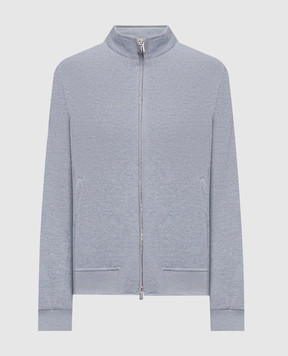 Enrico Mandelli Blue jacket with wool 2L706A5324