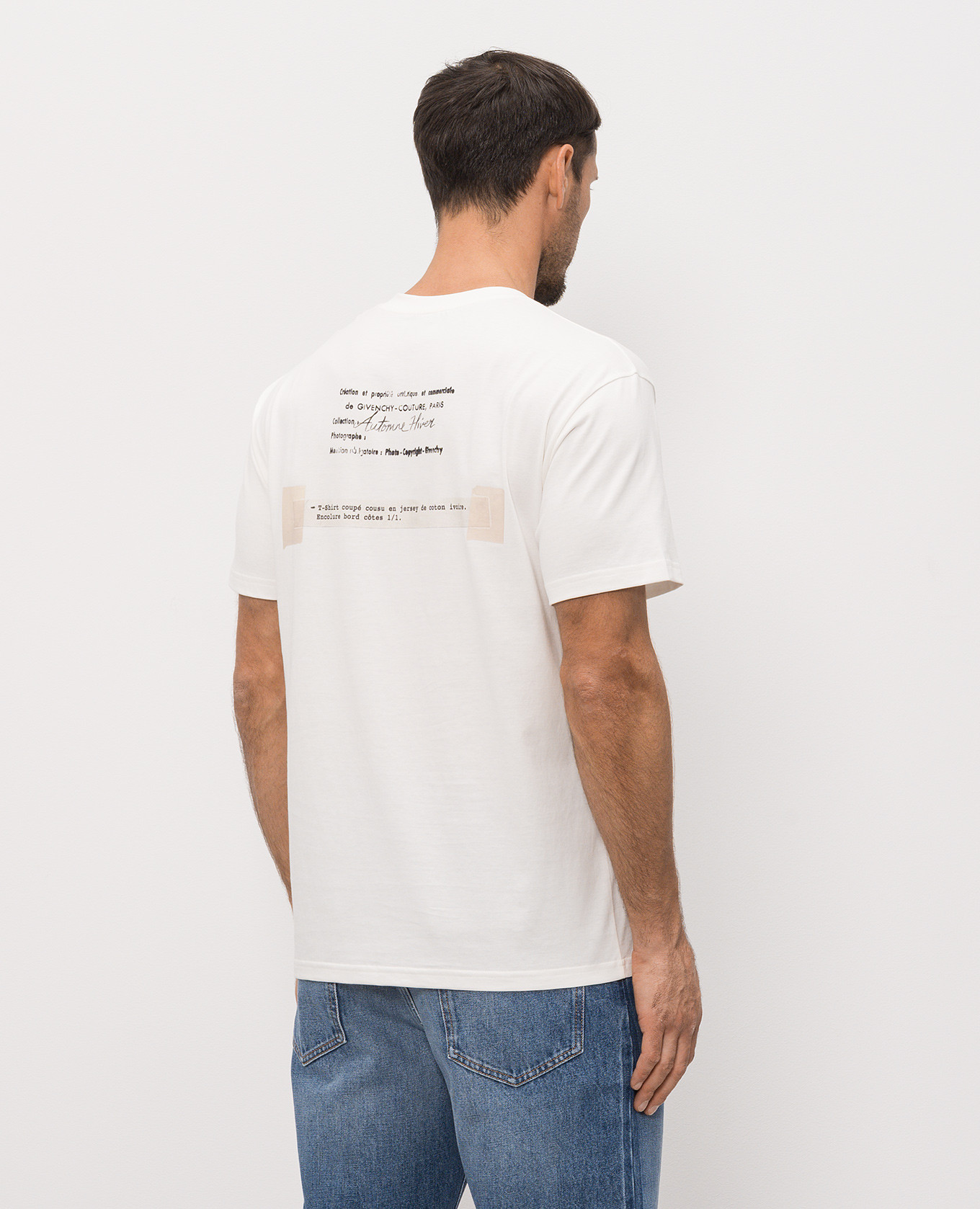 

Ivory T-shirt with print Givenchy, Beige