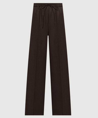 Brown PANTONE wool trousers