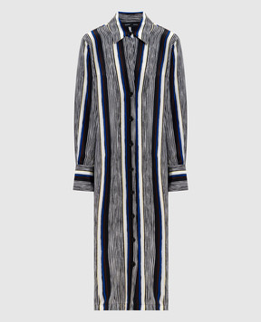 PROENZA SCHOULER Amira striped silk midi shirt dress R2613012BSP179S