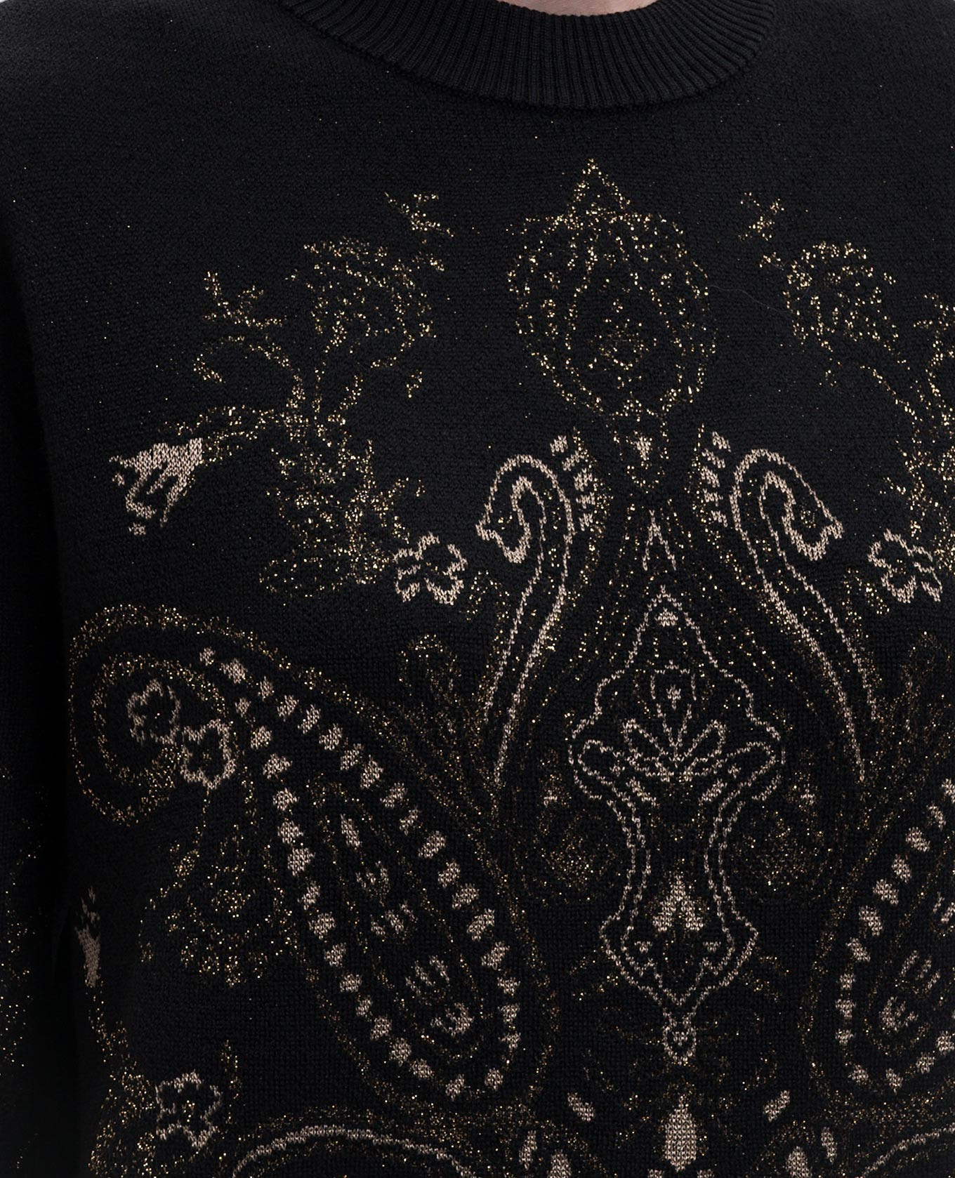 Black MOSI wool jumper Momoni 5