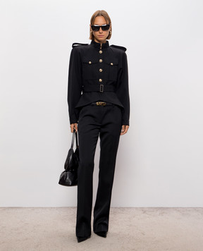 Balmain Black wool jacket JA0000000050