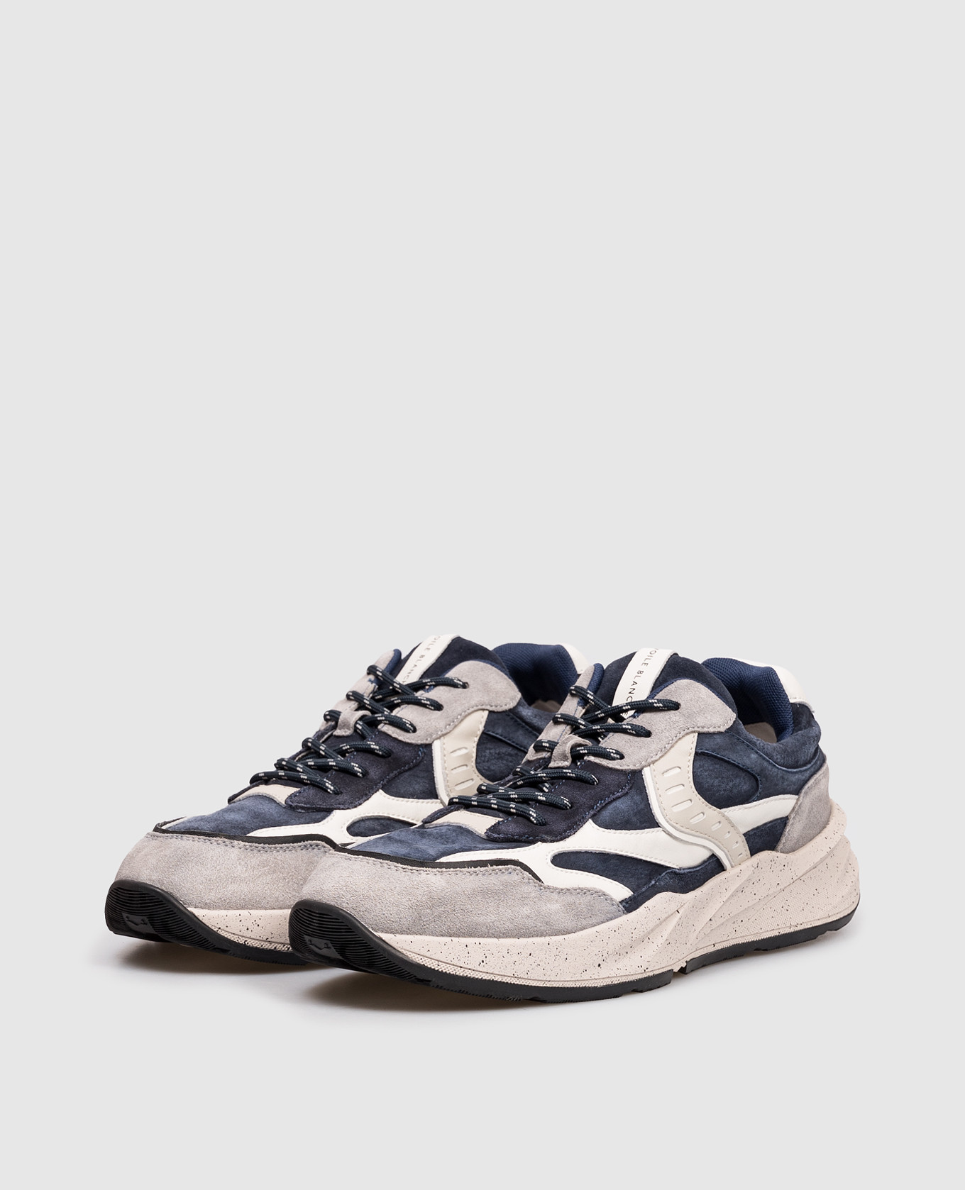 

Blue suede sneakers CLUB22 Voile Blanche