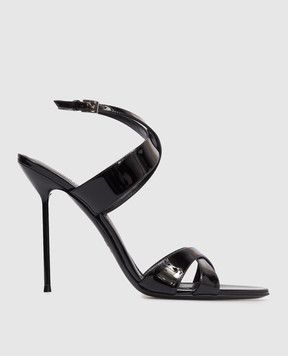 Paris Texas Black patent leather sandals LIDIA PX1817XVN01