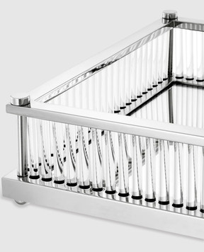 Eichholtz Silver tray Cora with mirror 111642
