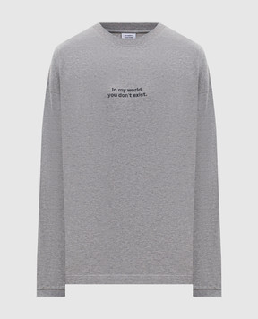 Vetements Grey melange longsleeve MH27LS265G