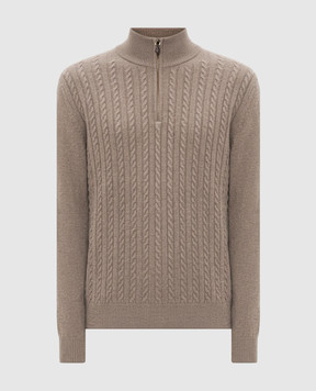 Castangia dal 1850 Brown wool and cashmere sweater BTMOD7