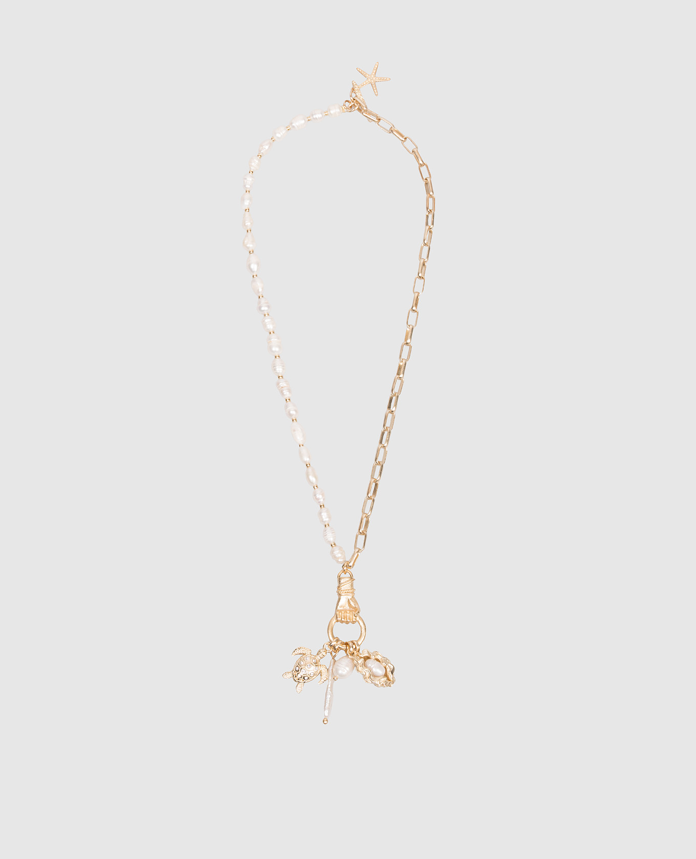 

Neutica necklace with pendant Oceanus, Pink