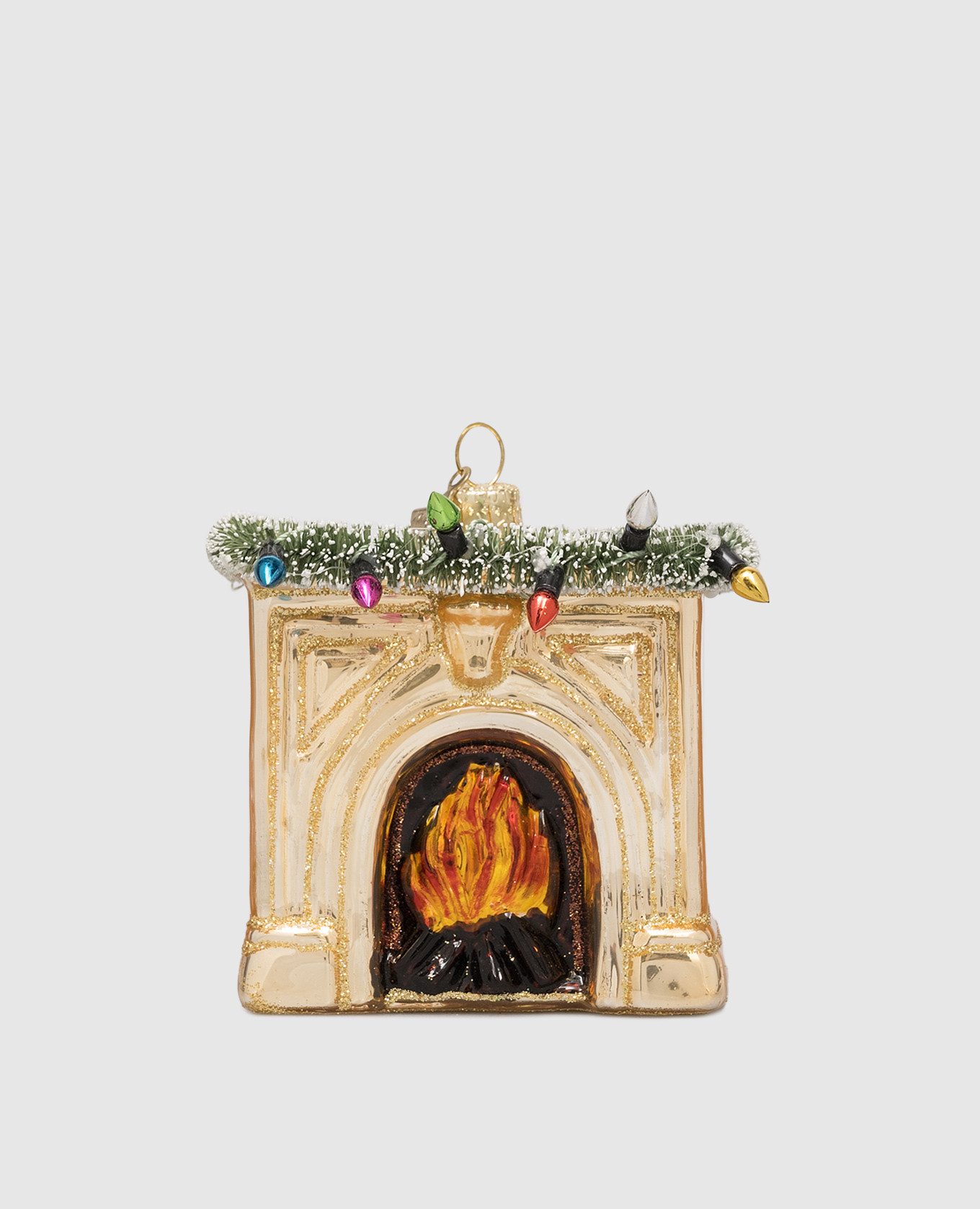 

Fireplace Hearth Christmas tree toy Vondels, Golden