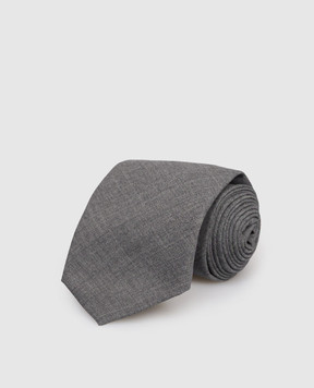 Brunello Cucinelli Gray wool tie M032P0018