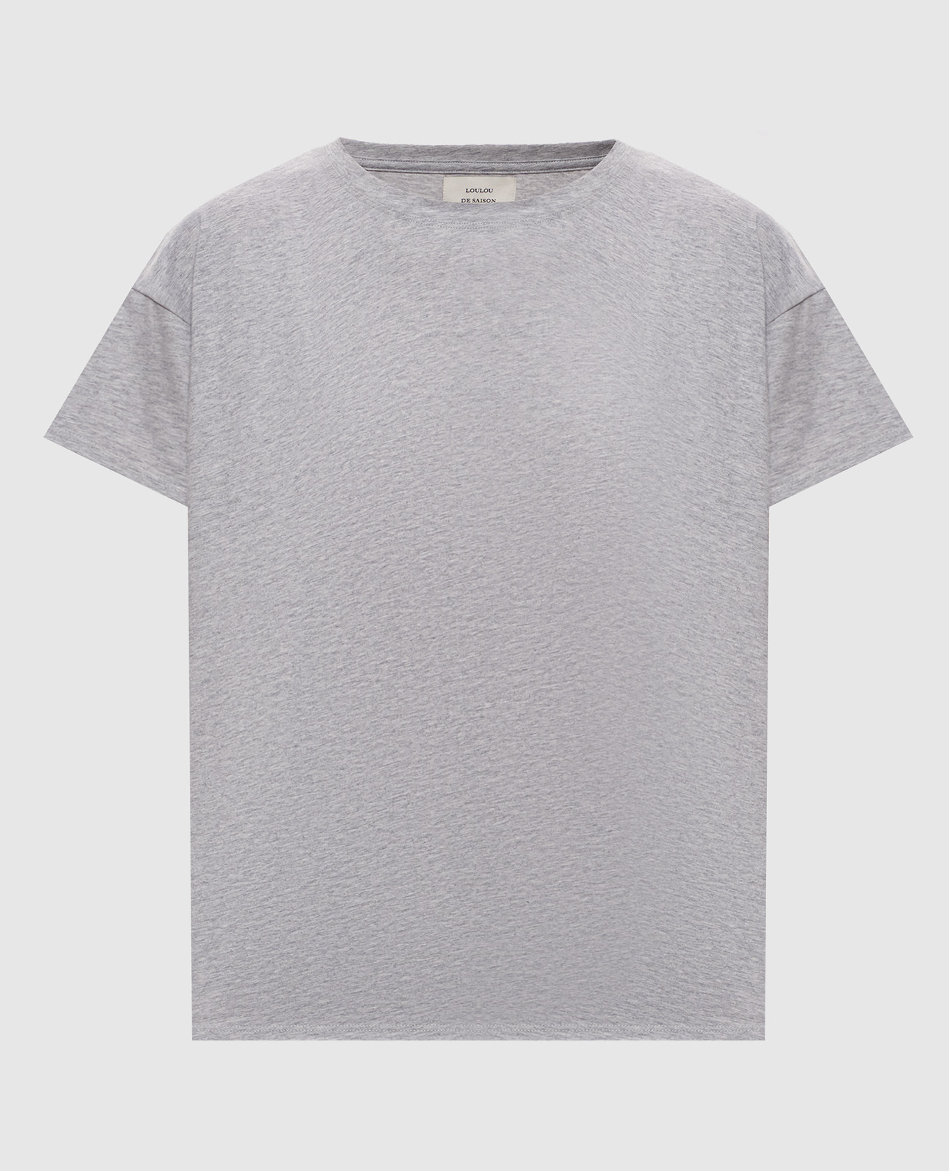 Basiluzzo grey melange t-shirt
