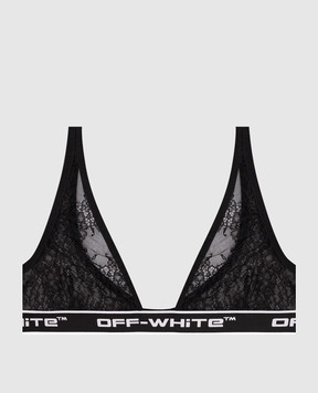 Off-White Black lace bralette OWUB004F25JER001