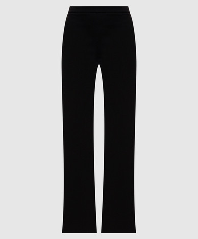 Black flared pants