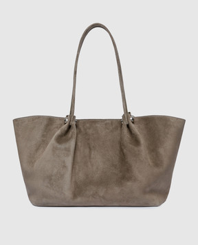 Max Mara Weekend APESI khaki suede tote bag WKAPESI