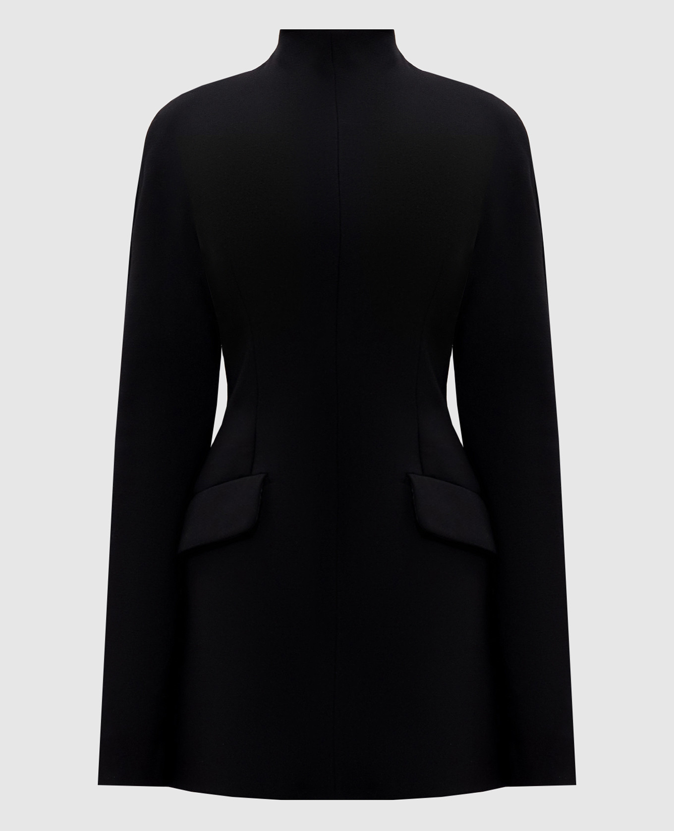 

Black TEFRITE mini sheath dress with wool Max Mara Sportmax