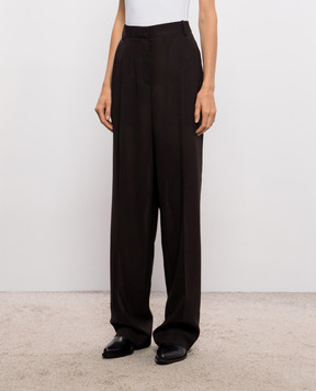 Tom Ford Brown wool pants PAW691FAX1804