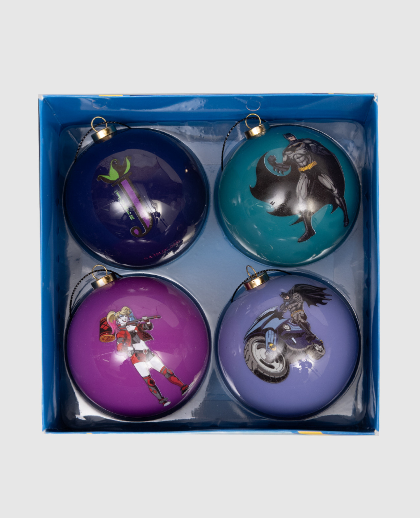 

Set of Christmas tree balls Batman 4 pcs Warner Brothers, White