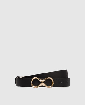 Twinset Black leather belt 261TA4440