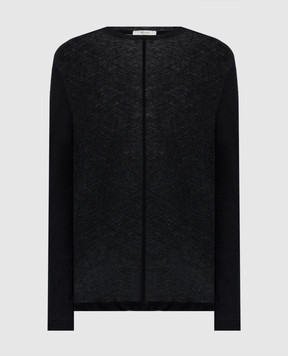 The Row Amia black cashmere jumper 10450K52