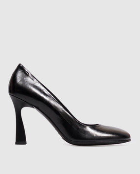 Premiata Black leather glossy shoes M7443TEX