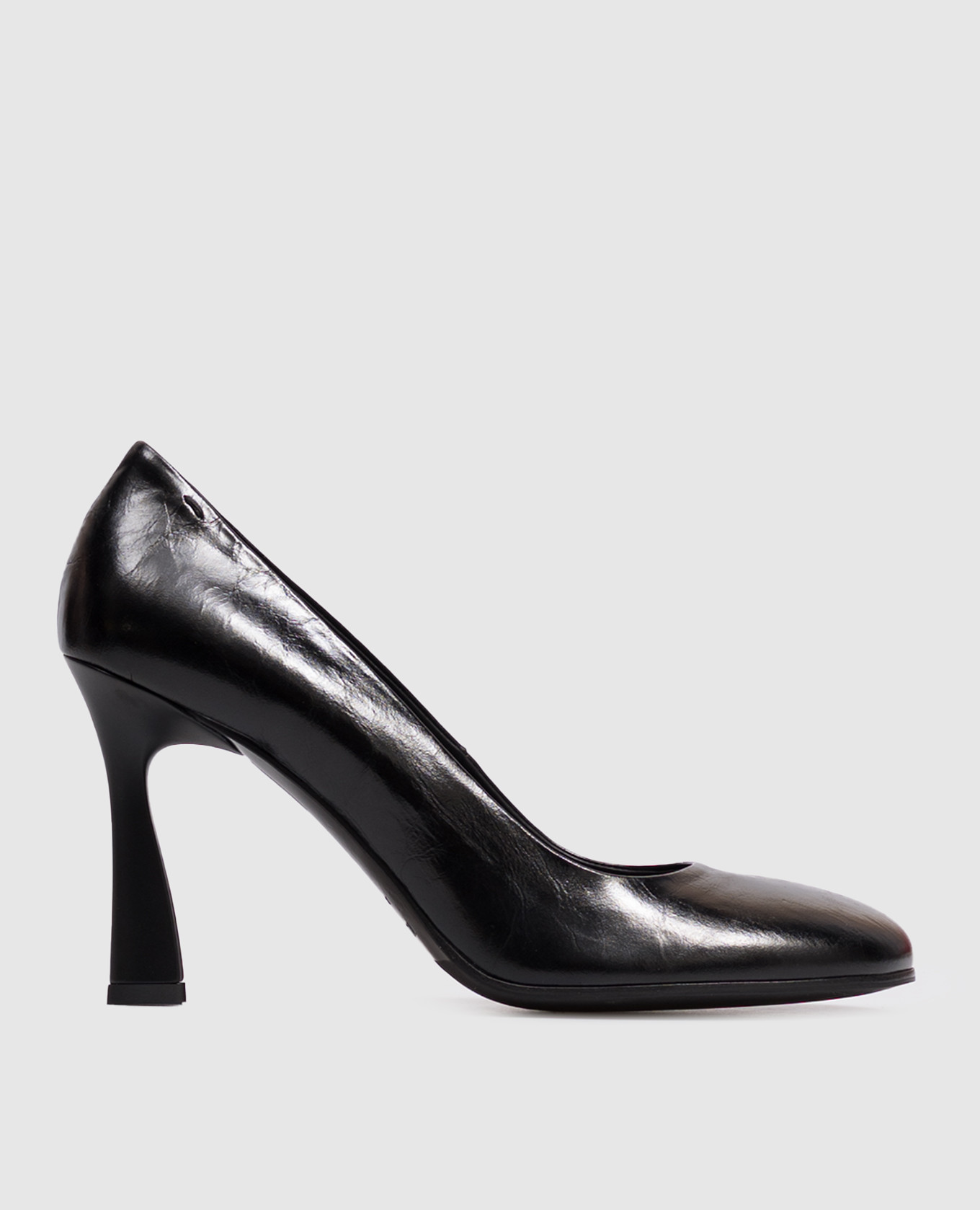 Black leather glossy shoes Premiata