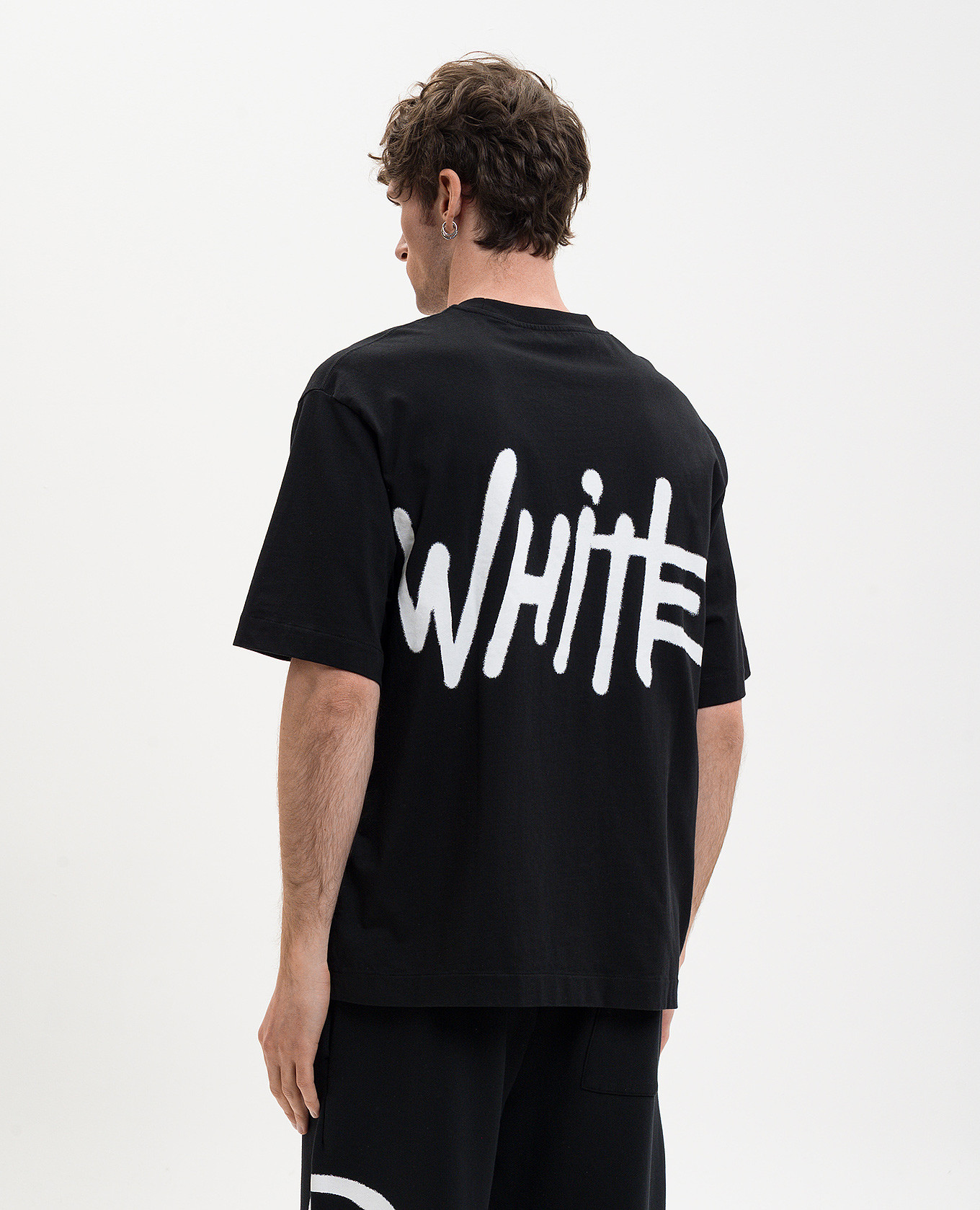 

Black T-shirt with Spray logo print Off-White