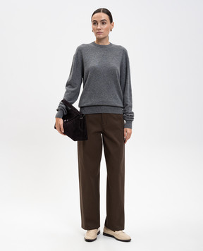 Toteme Gray cashmere jumper 254WRT0613YA0222