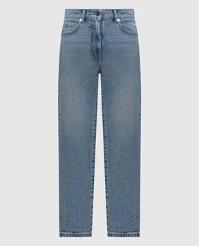 Peserico Blue jeans with a worn effect A04525L87Q04291