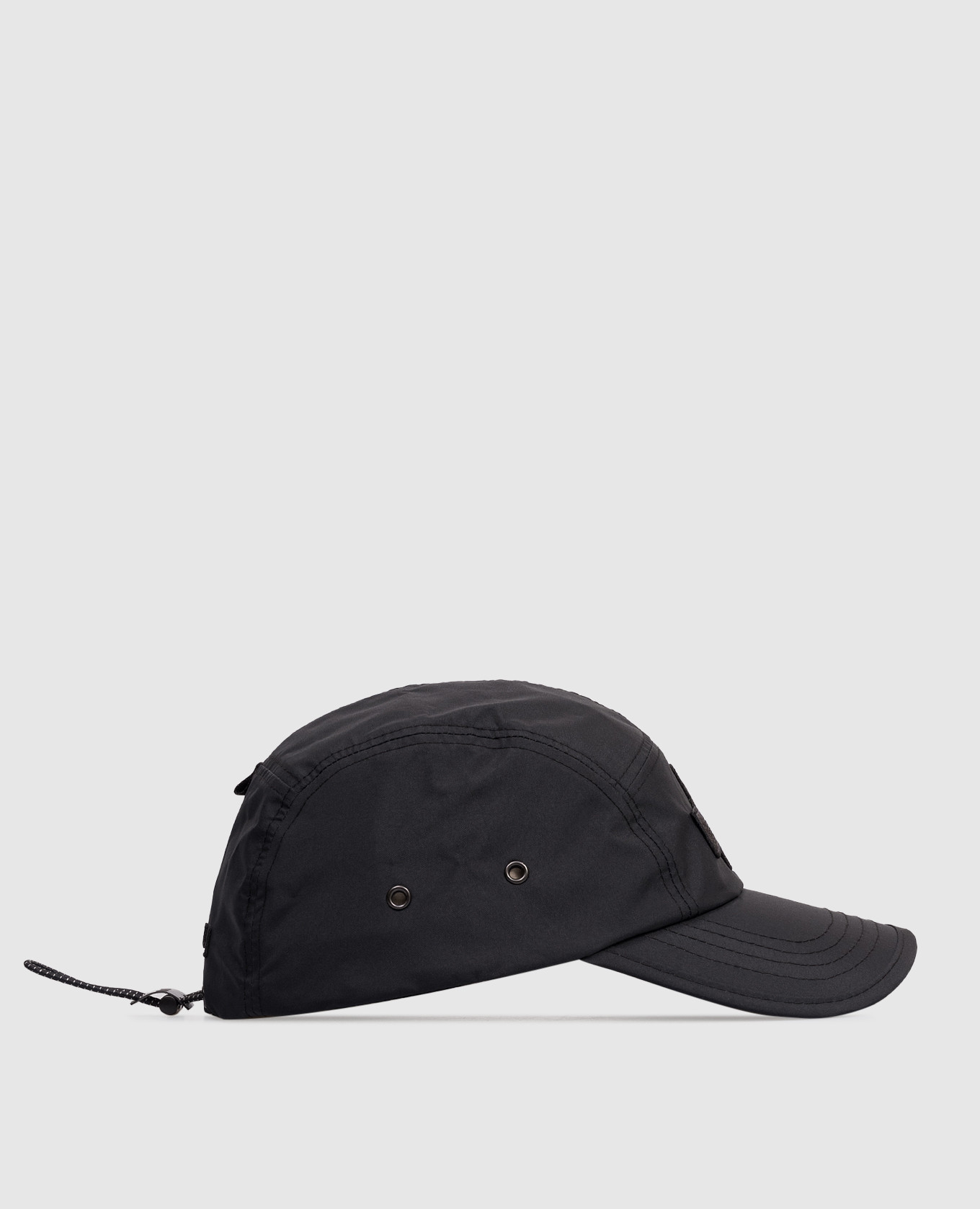 Black cap with logo patch Juun.j 3