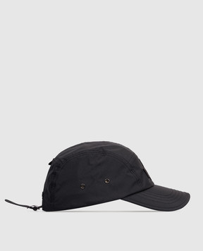 Juun.j Black cap with logo patch JC638BP015