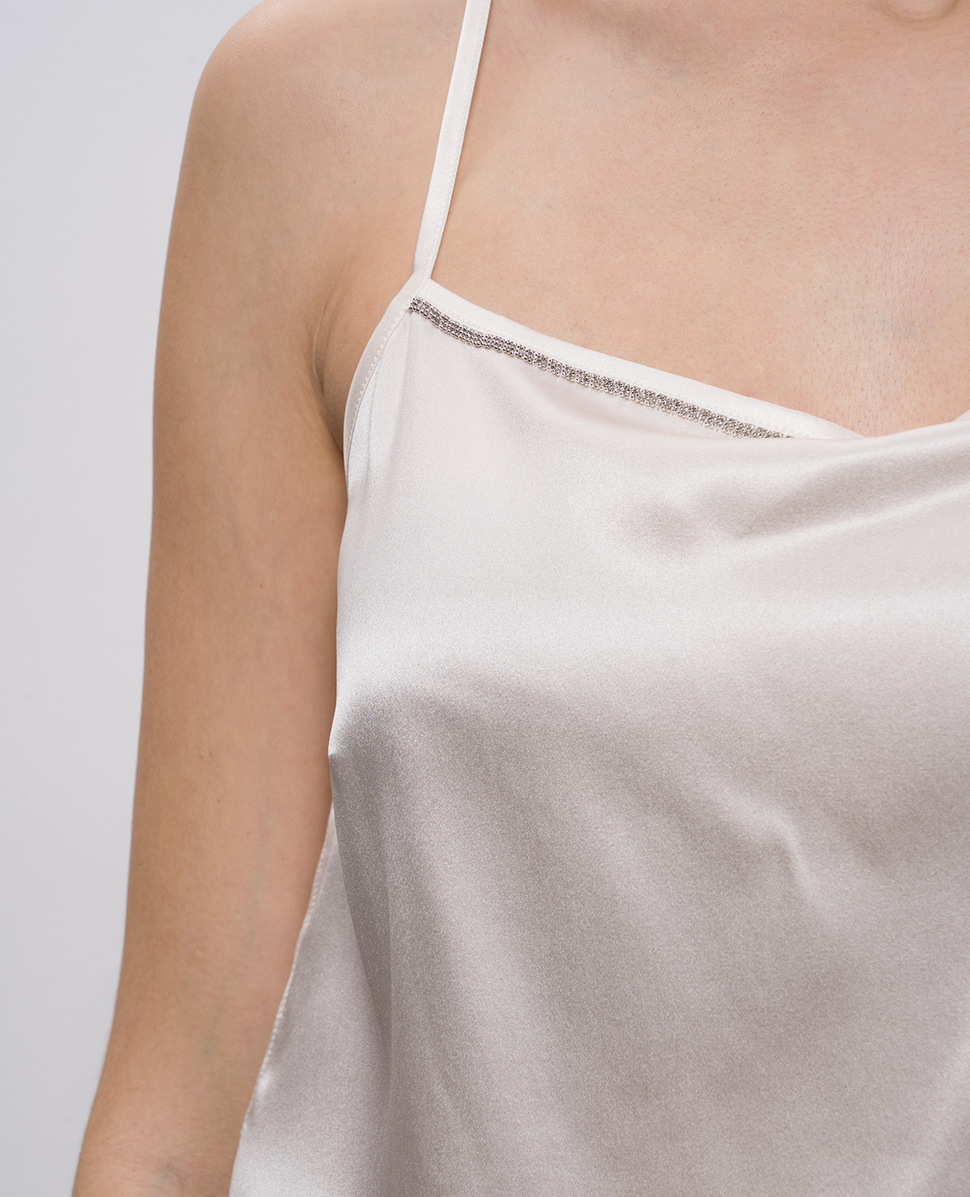 

White silk top Peserico