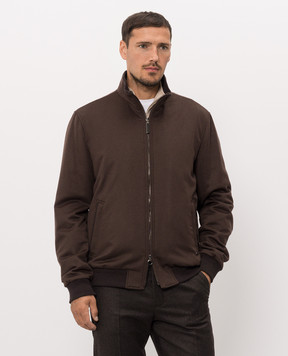 Stefano Ricci Brown cashmere jacket MZJ6300112C0001T