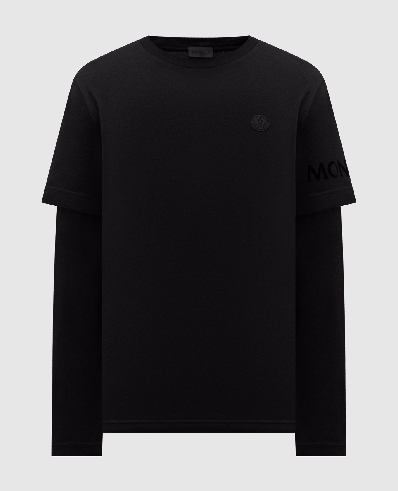 

Black long sleeve with logo Moncler