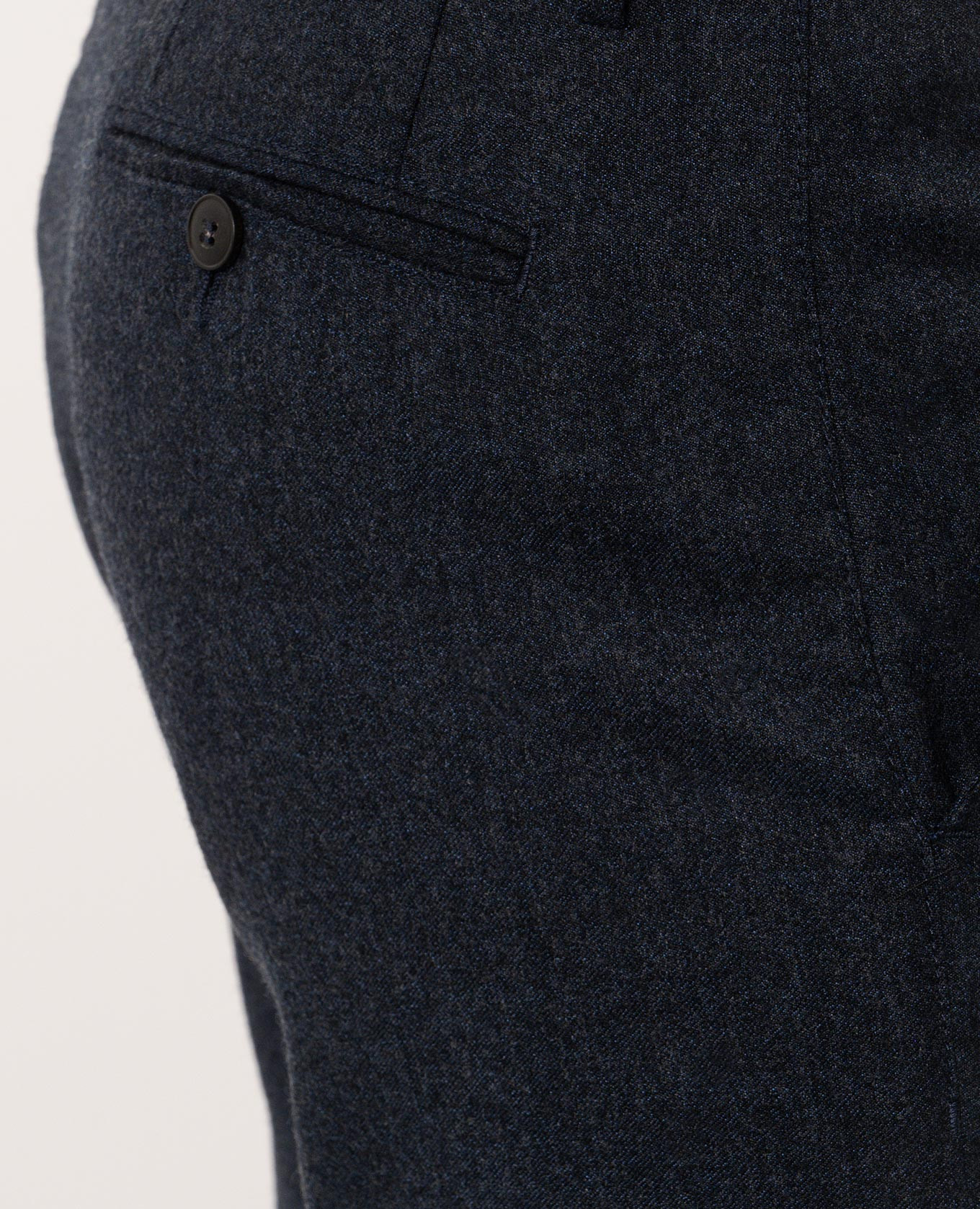 Blue wool pants Canali 5