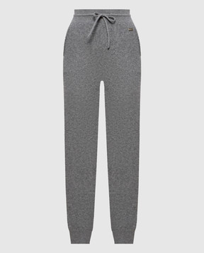 Victoria Beckham Klara grey wool and cashmere joggers 1426KTR007702A
