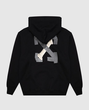 Off-White Children's black sports jacket with print 44BBE001F26F001