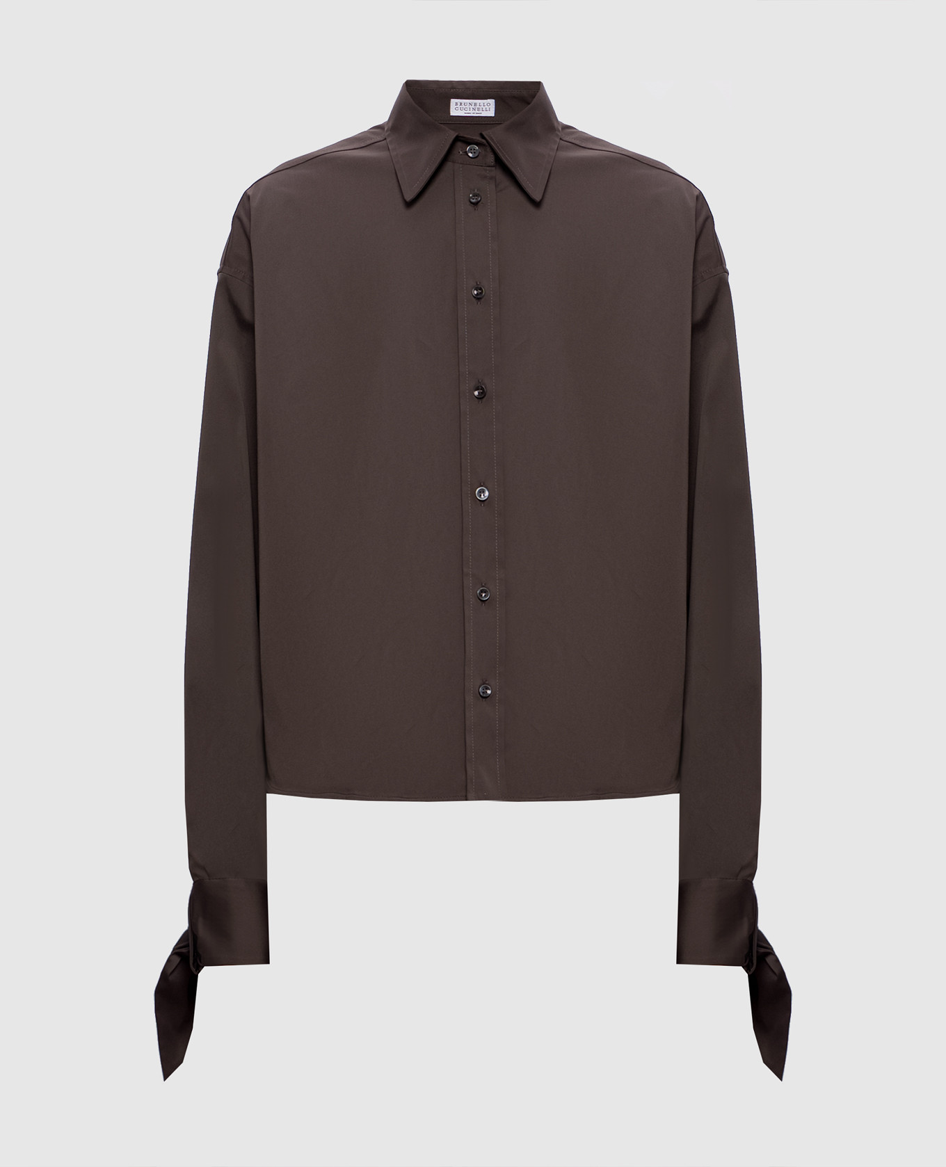 Brown shirt Brunello Cucinelli