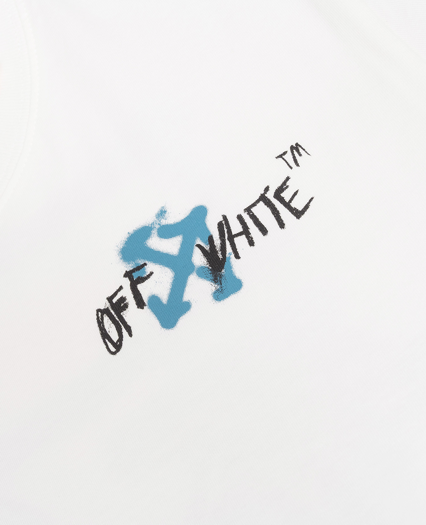 

Children's white T-shirt with Arrow Spray print Off-White