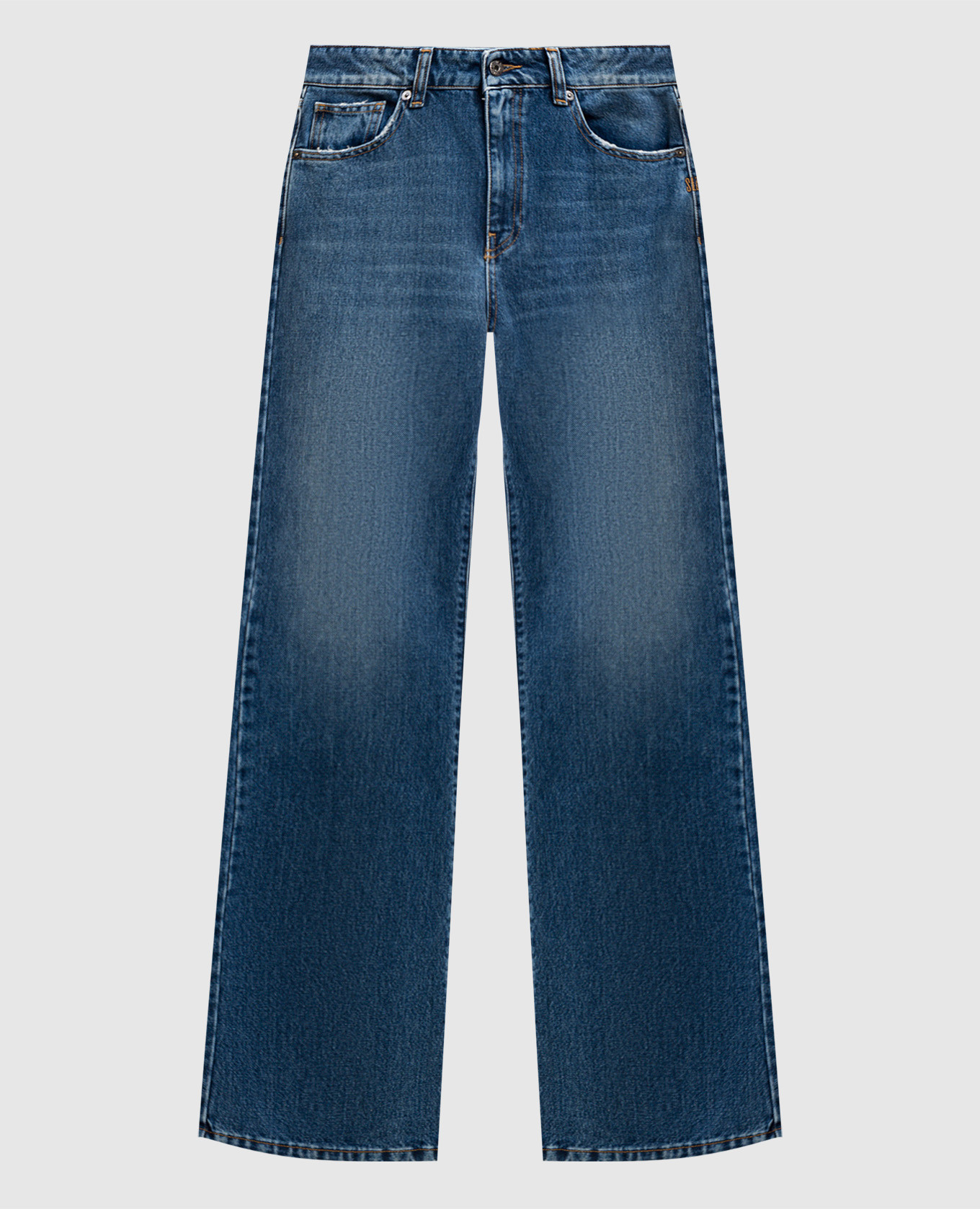 

Blue jeans with a worn effect Solotre