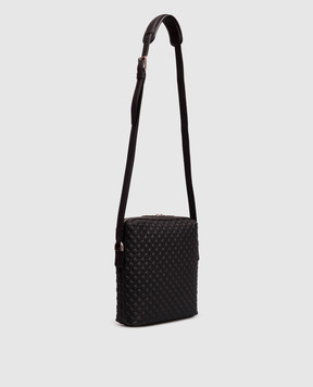 Stefano Ricci Black leather bag with brand embossing ND156GTPMR1MR