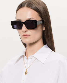 Dolce&Gabbana Gold chain with heart-shaped pendant WNS8S2W1111