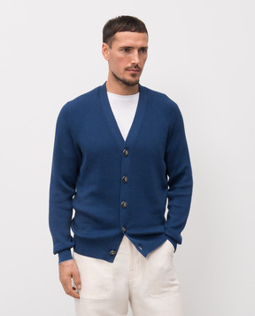Brunello Cucinelli Blue cardigan M29400116