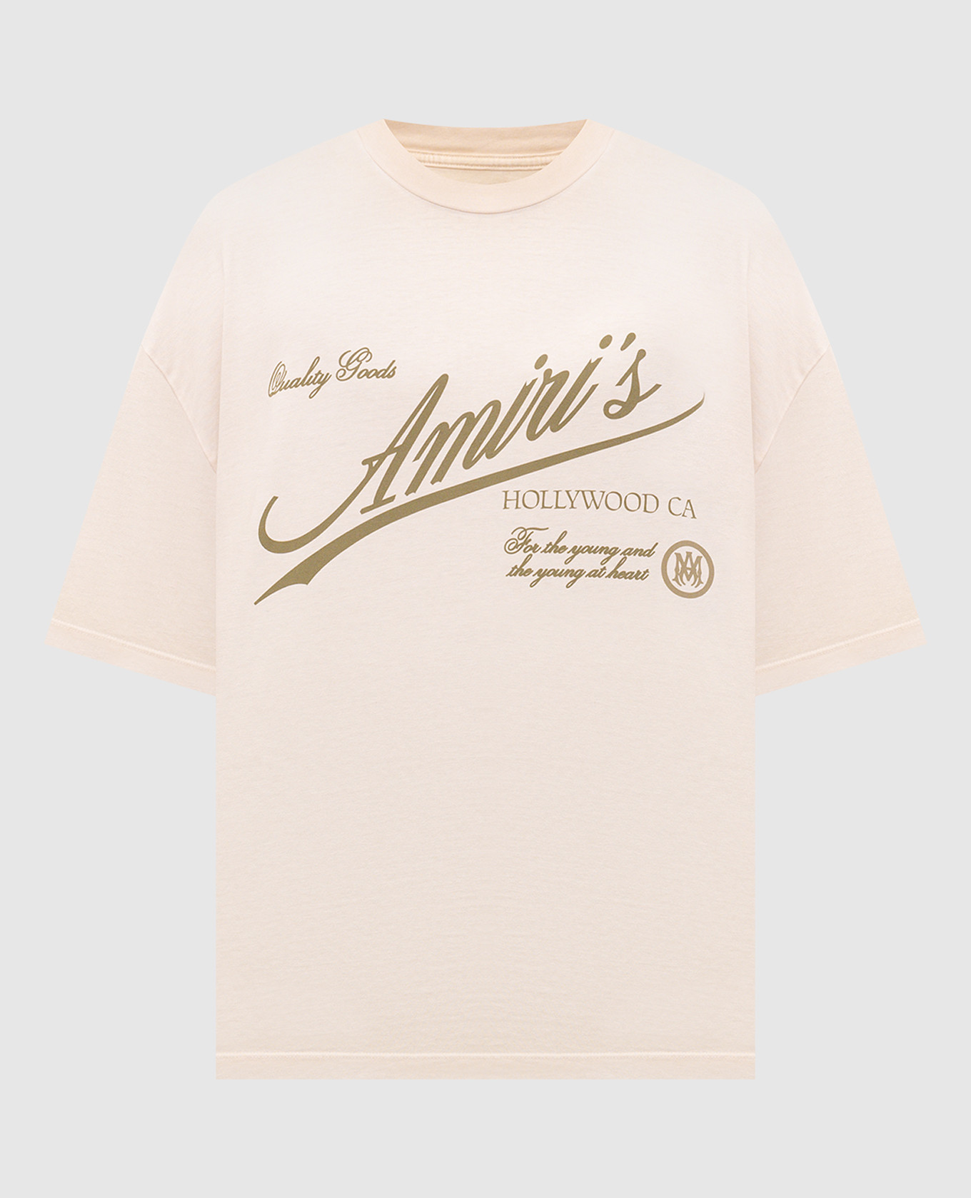 Beige T-shirt QUALITY GOODS