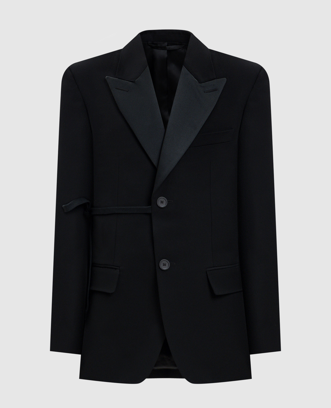 Veste en laine noire