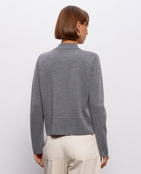 Max Mara Gray wool cardigan MMLSNACK