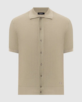 Stefano Ricci Green short-sleeved shirt K616453PAMF26118