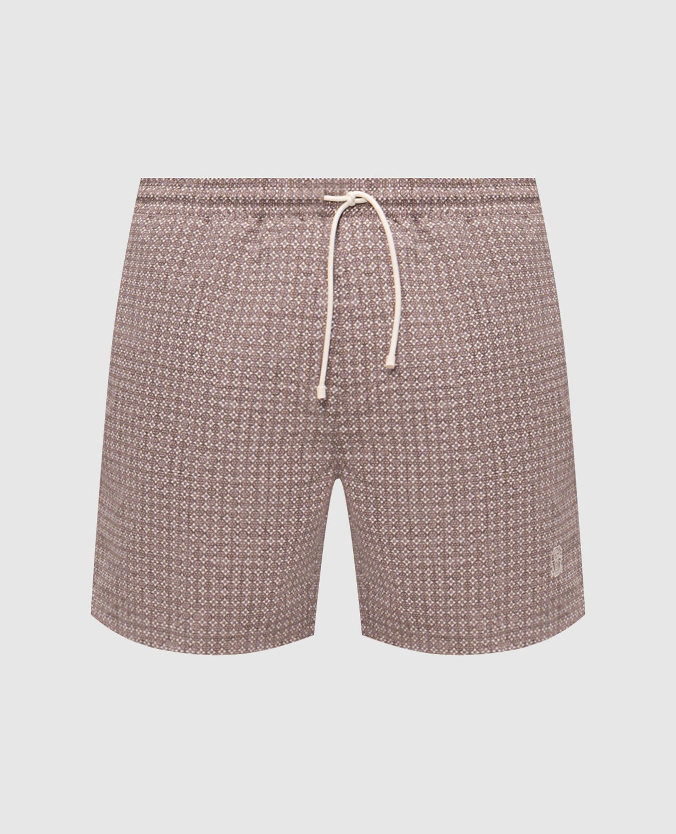 

Brown printed swim shorts Brunello Cucinelli