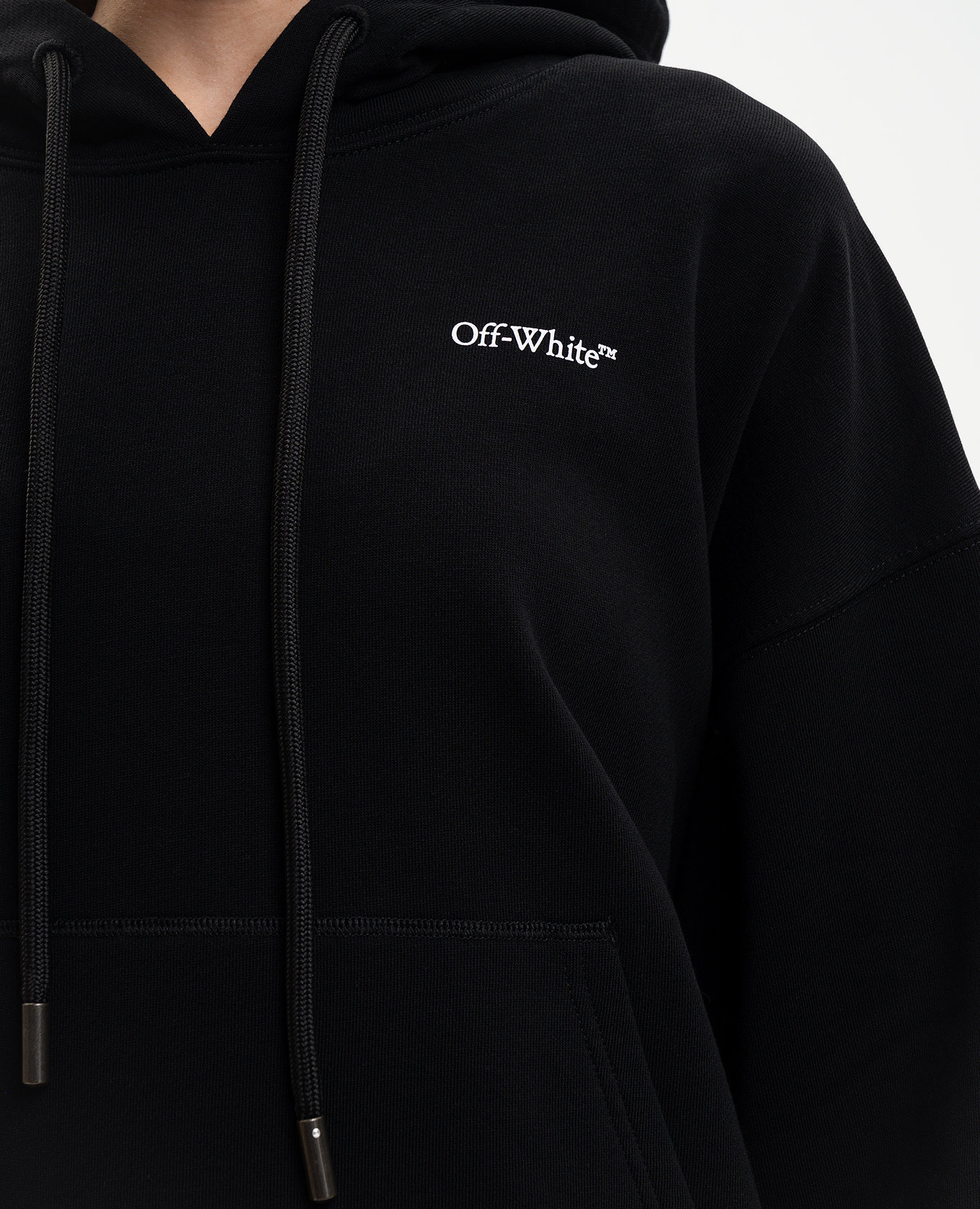 

Black hoodie with logo print Off-White