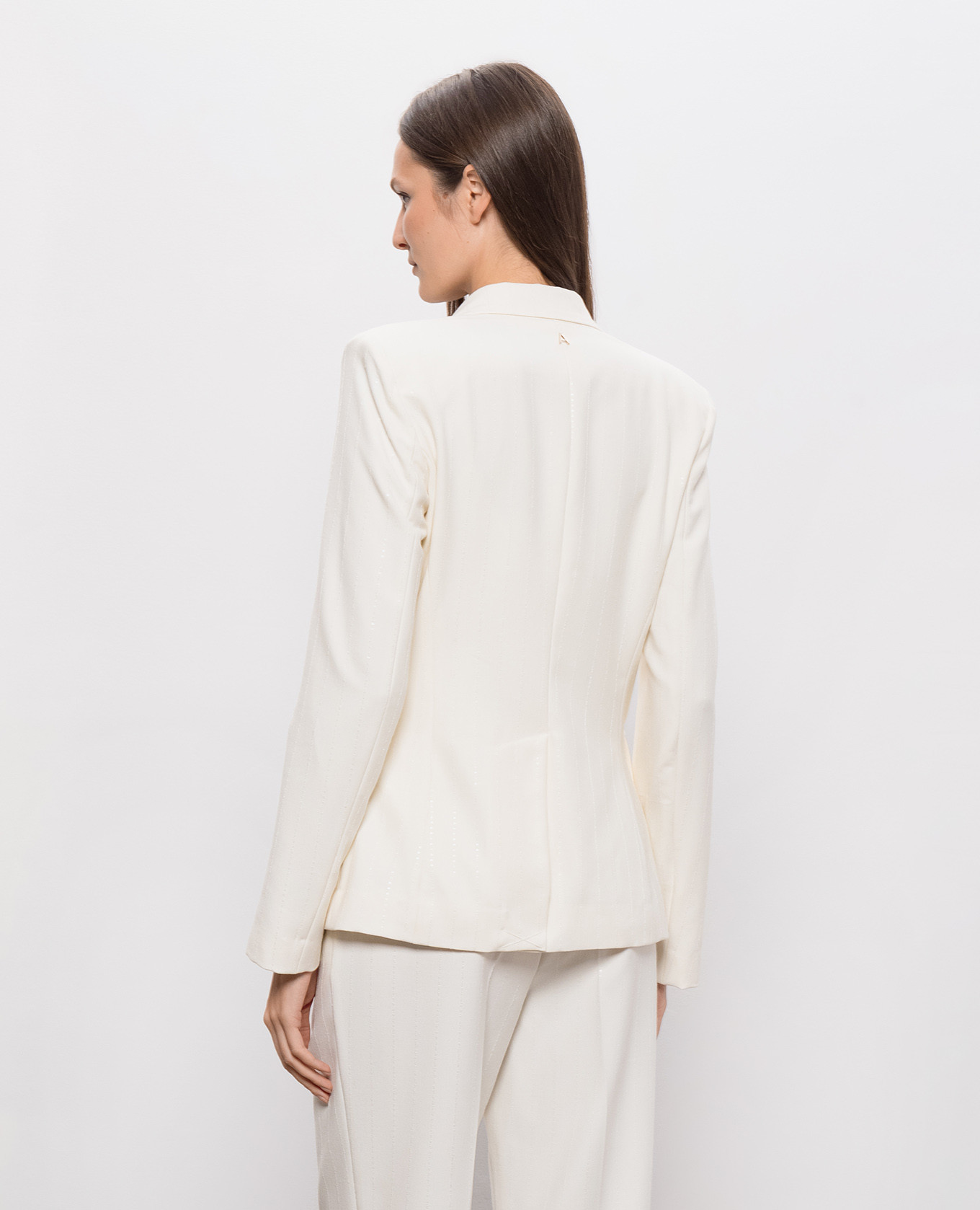 Ivory sequined jacket Twinset 4