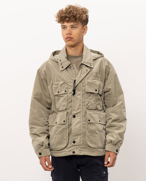 C.P. Company Khaki jacket with glasses MOW045A110535D